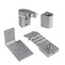 Global Door Controls Aldora Style 3/4 in. Right Hand Offset Door Pivot Hinge Set for Adams Rite Type Storefront Door in Aluminum TH1116-RH-AL - alternate 1